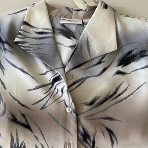 NWT Ladies Size 10 Alfred Dunner print blouse